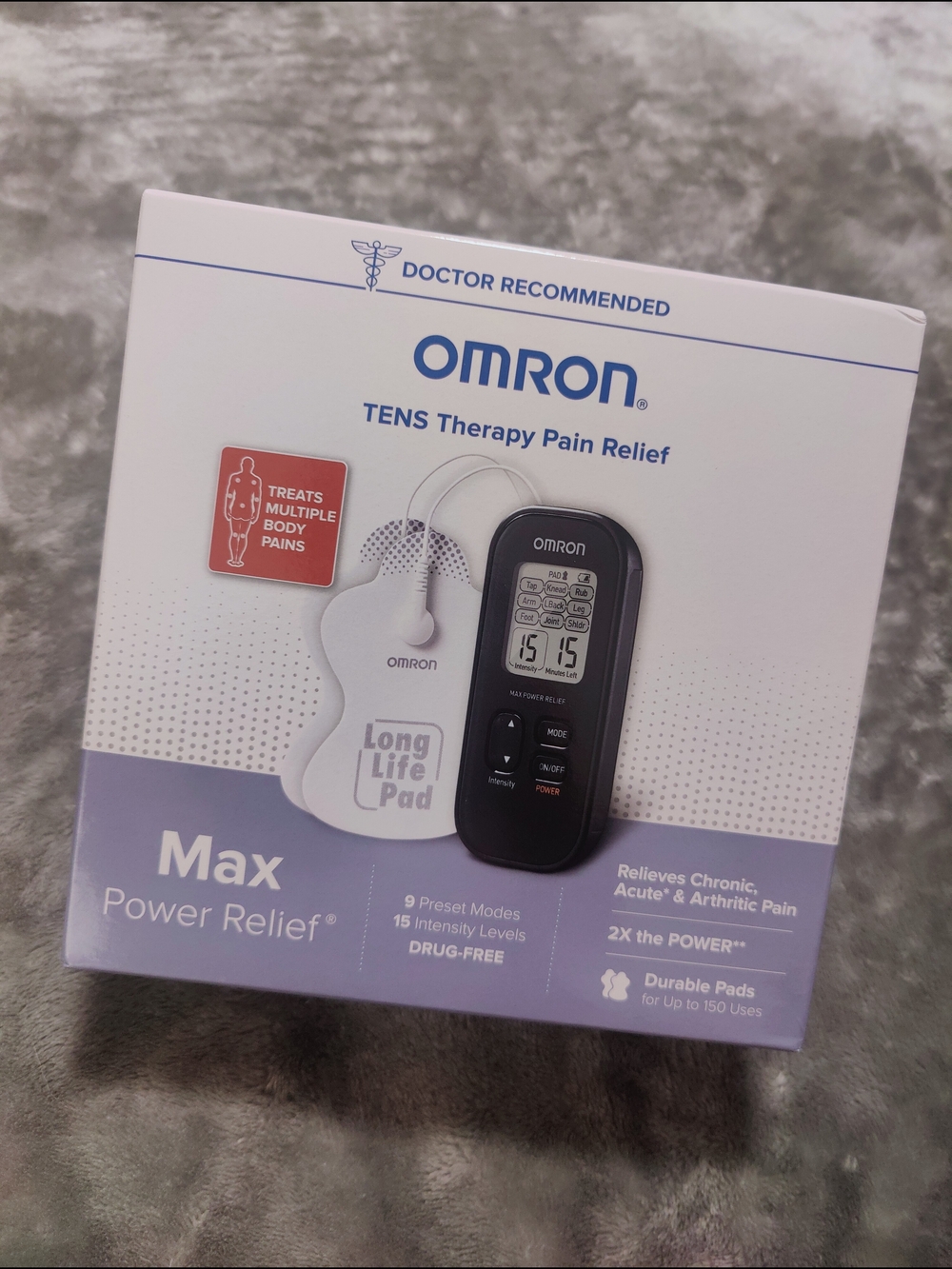 NEW Omron TENS Therapy Max Power Relief